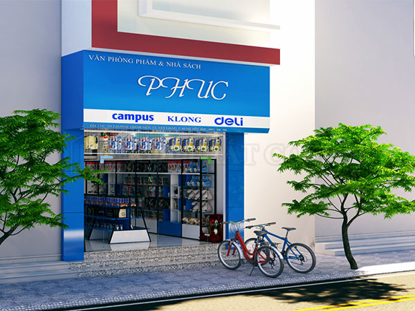 Mẫu Bảng Hiệu Văn Phòng Phẩm Đẹp