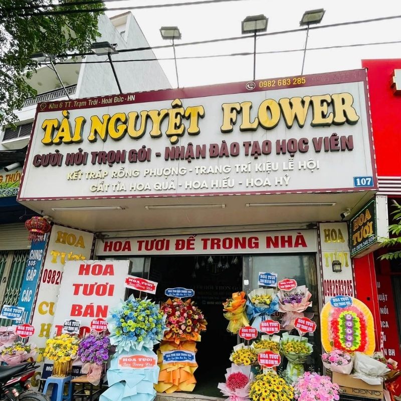 Mẫu Bảng Hiệu Shop Hoa Đẹp Năm 2026
