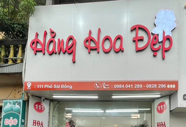 Mẫu Bảng Hiệu Shop Hoa Đẹp Năm 2026