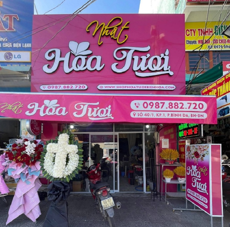 Mẫu Bảng Hiệu Shop Hoa Đẹp Năm 2026