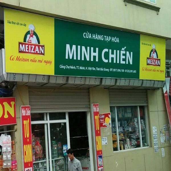 Thiết Kế Bảng Hiệu Tiệm Tạp Hóa Đẹp