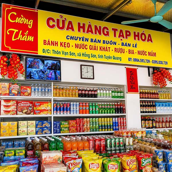 Mẫu Bảng Hiệu Tiệm Tạp Hóa Đẹp