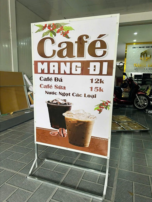 Mẫu Bảng Hiệu Cà Phê Đẹp Năm 2026