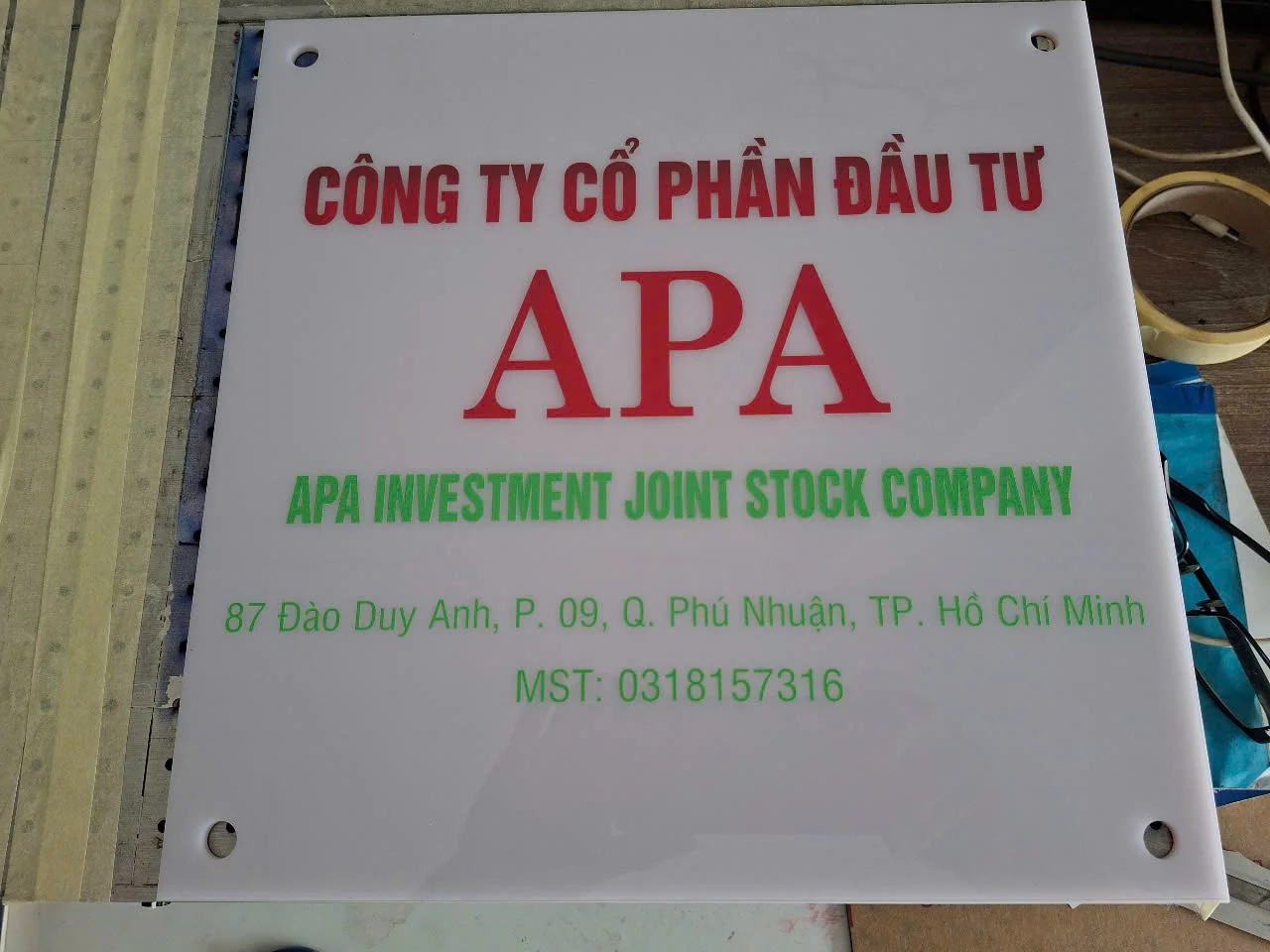 Mẫu Bảng Hiệu Logo Mica Đẹp
