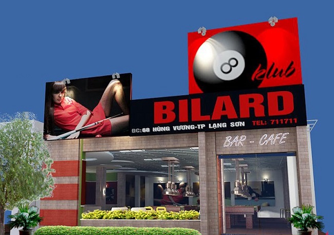 Thiết Kế Bảng Hiệu CLB Billiards