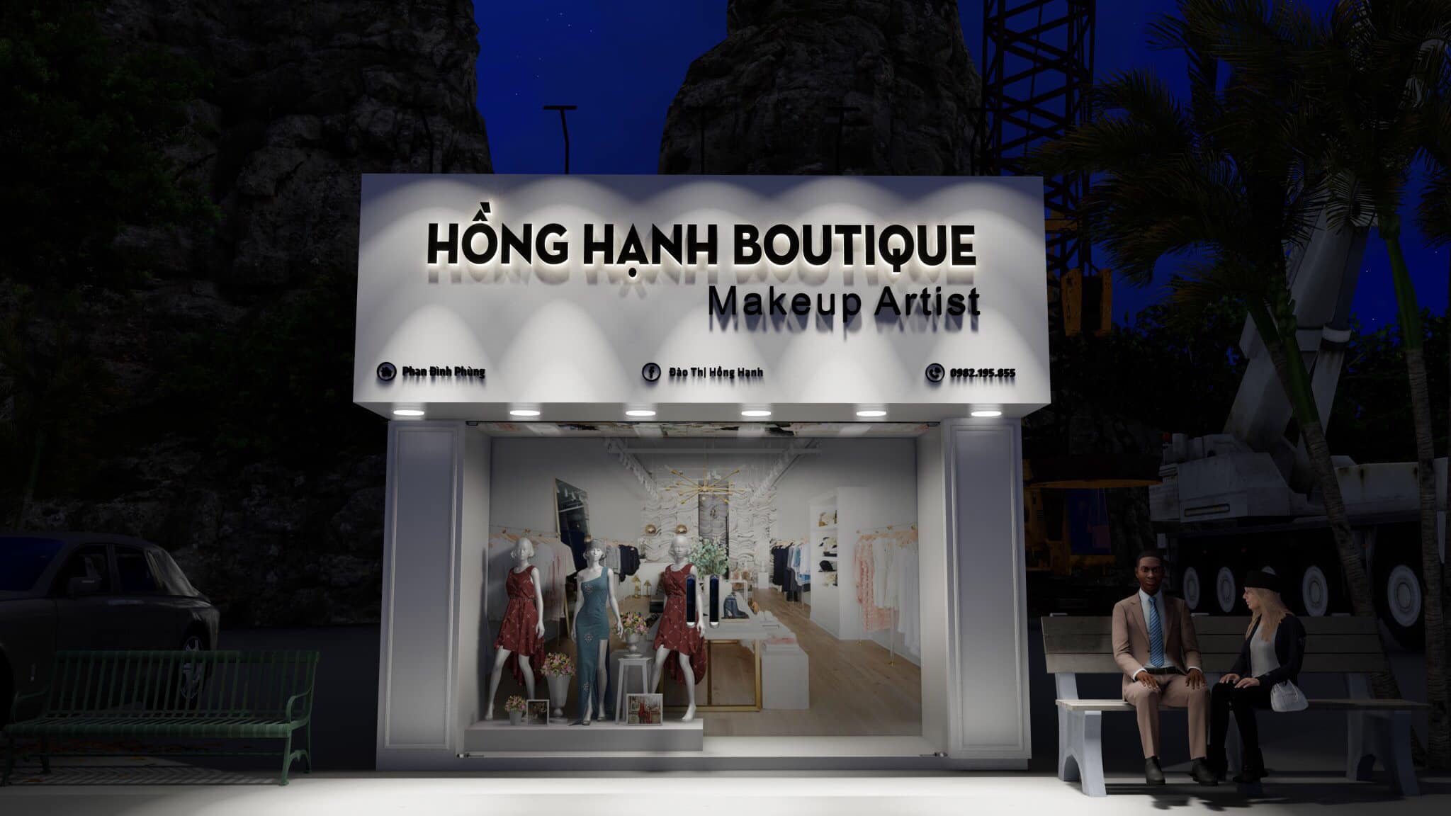 Thi Công Bảng Hiệu 3D