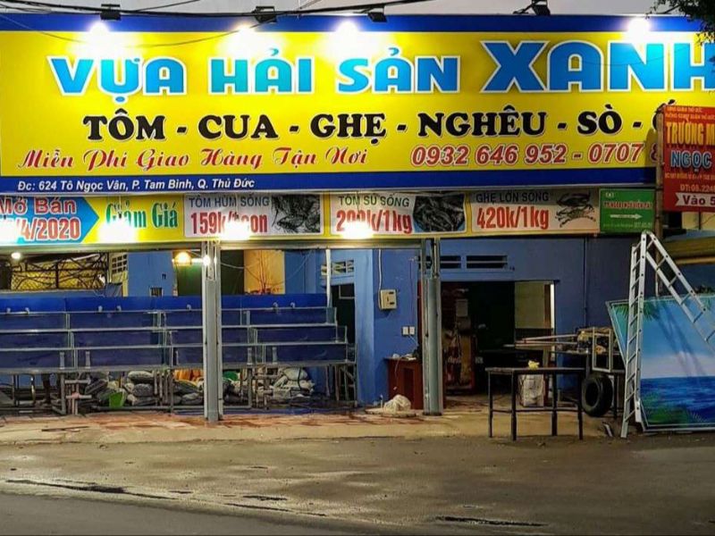 Biển Quảng Cáo Hải Sản Tại TP.HCM