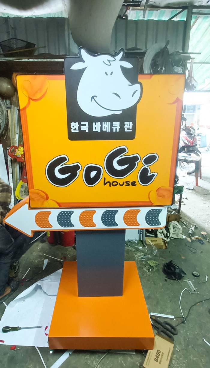 Bảng Hiệu Hộp Đèn 2 Mặt