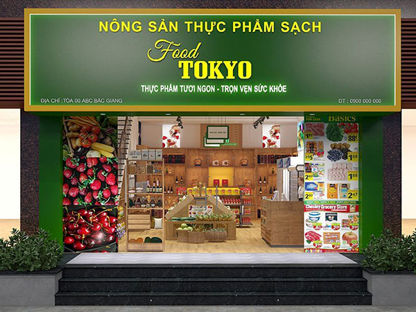 Bảng Hiệu Cửa Hàng Thực Phẩm