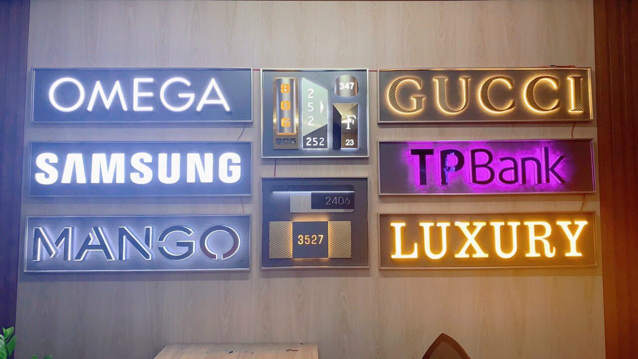 Thiết kế bảng hiệu đèn LED