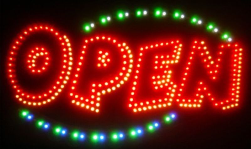 Đèn LED làm bảng hiệu