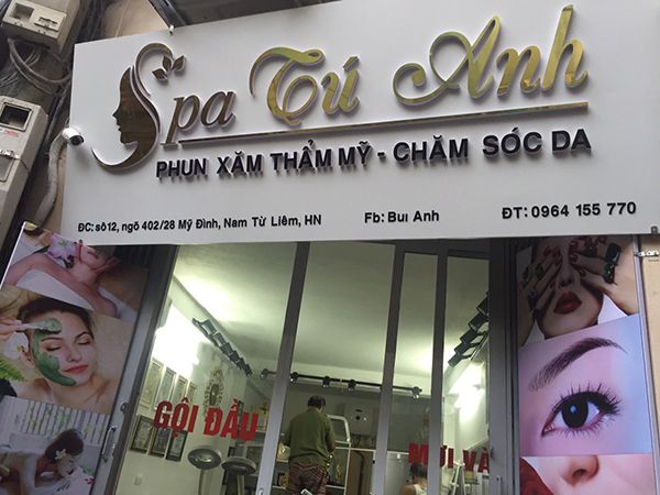 Mẫu biển quảng cáo chữ nổi