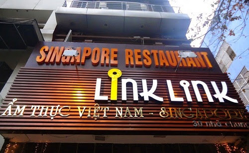 Mẫu biển quảng cáo chữ nổi