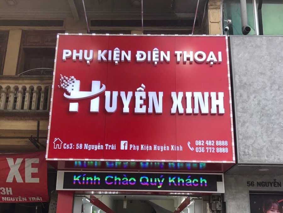 Biển hiệu phụ kiện điện thoại