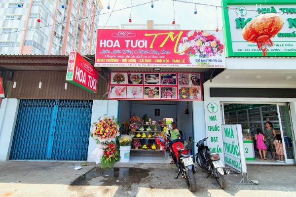 Bảng hiệu shop hoa đẹp