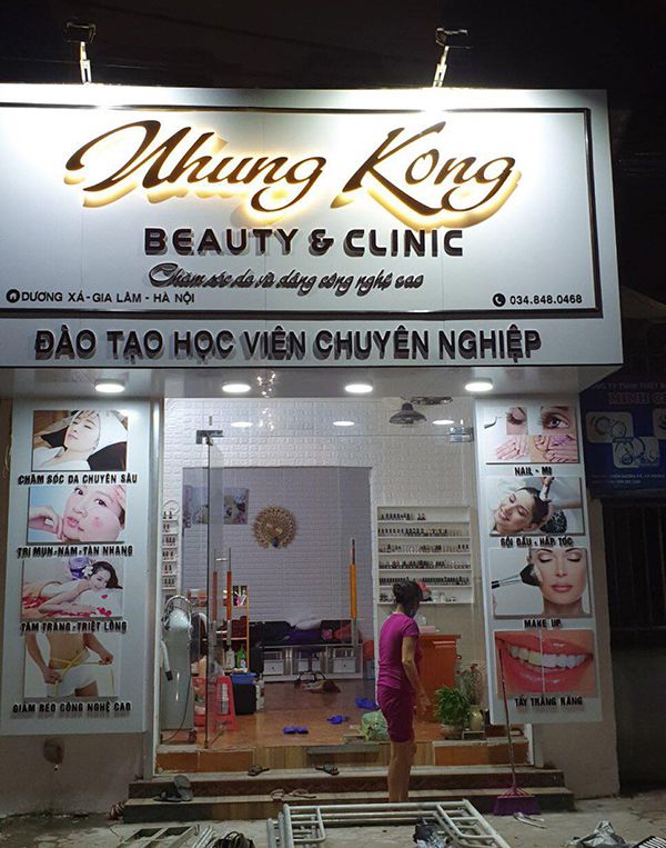 Biển quảng cáo spa