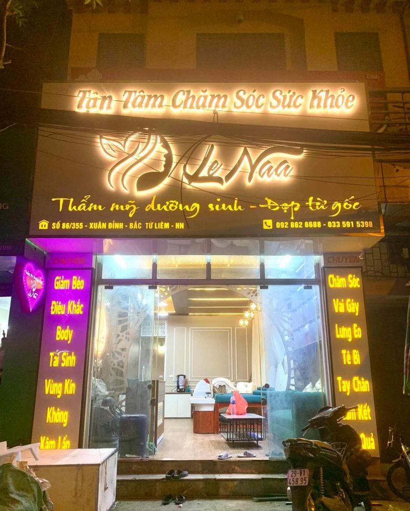 Biển quảng cáo spa