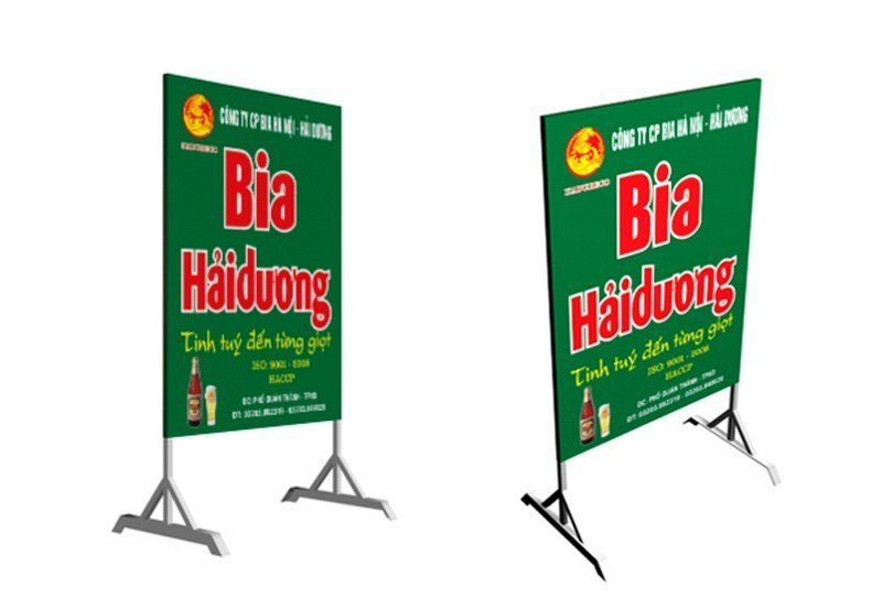 Bảng quảng cáo có chân