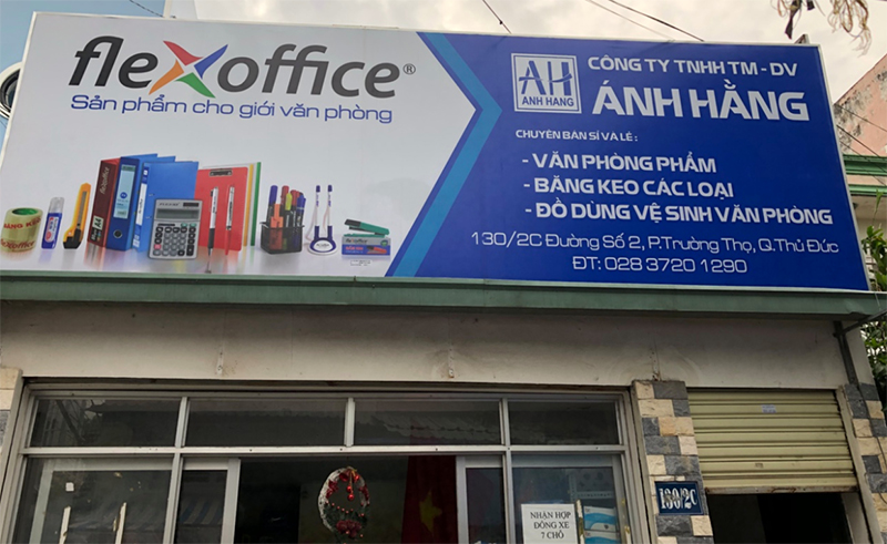 Biển quảng cáo văn phòng phẩm