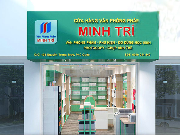 Biển quảng cáo văn phòng phẩm