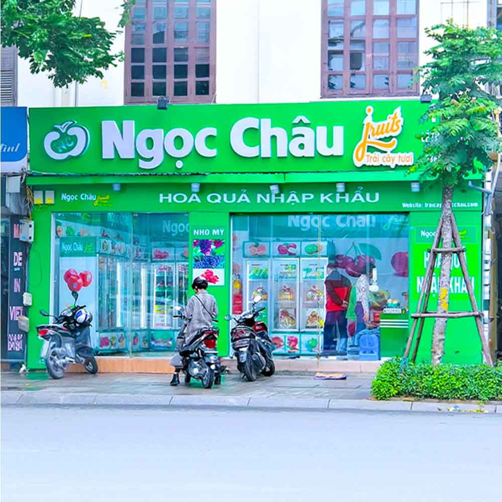 Mẫu biển quảng cáo hoa quả