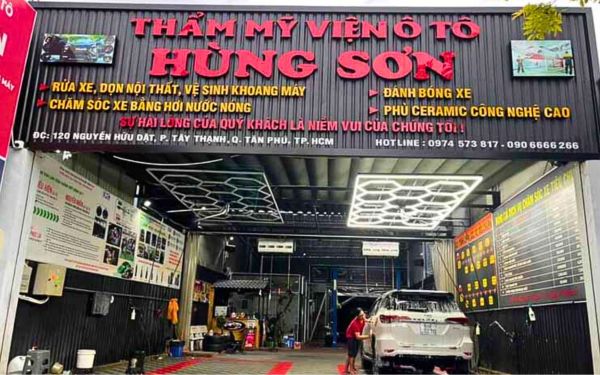 100 Mẫu Bảng Hiệu Tiệm Rửa Xe Đẹp