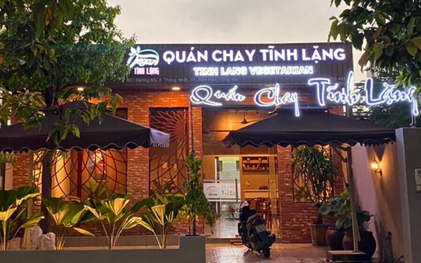 Mẫu bảng hiệu quán chay đẹp, độc đáo và thu hút khách