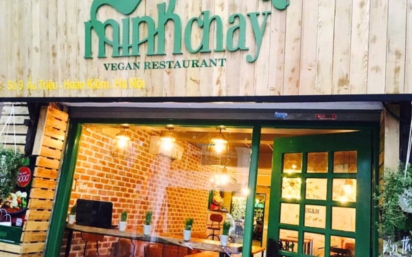 Mẫu bảng hiệu quán chay đẹp, độc đáo và thu hút khách
