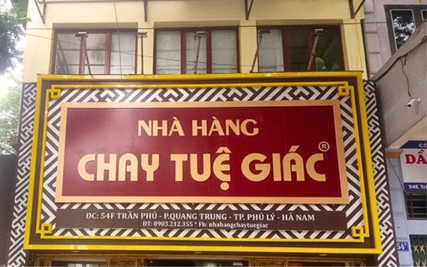Mẫu bảng hiệu quán chay đẹp, độc đáo và thu hút khách
