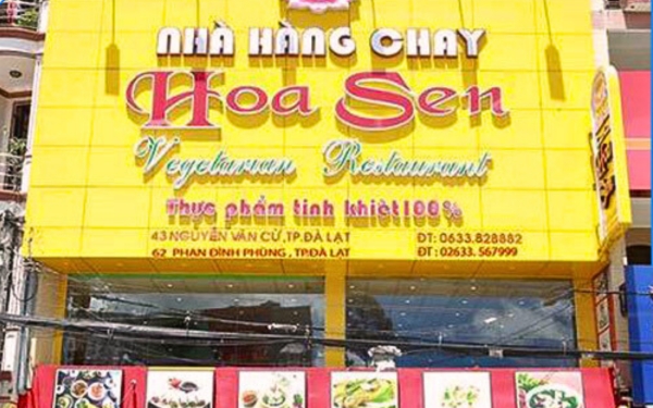 Mẫu bảng hiệu quán chay đẹp, độc đáo và thu hút khách