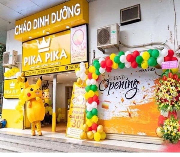 Mẫu bảng hiệu cháo dinh dưỡng nổi bật, ấn tượng và đẹp mắt