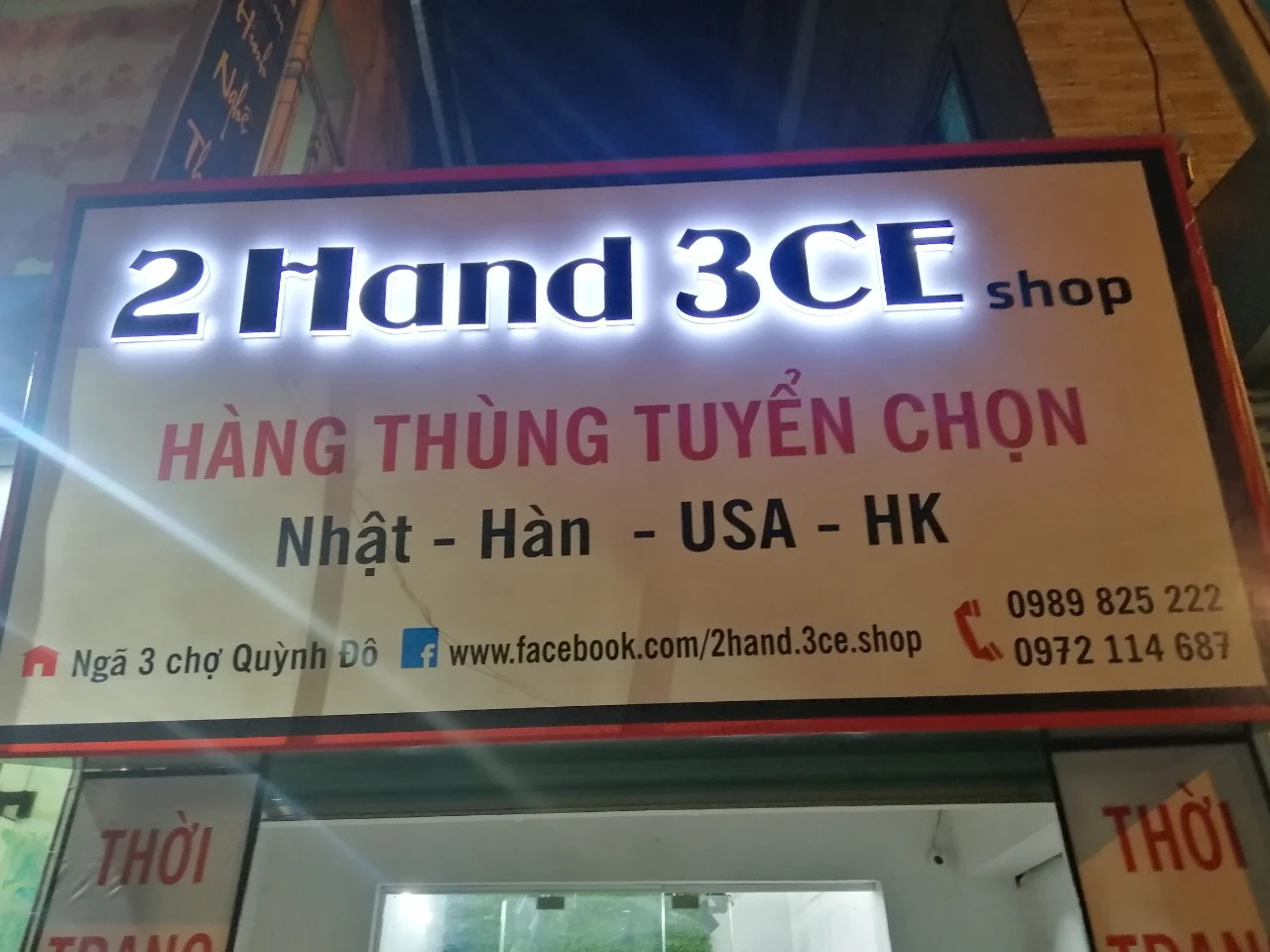 Mẫu biển quảng cáo chữ phát sáng