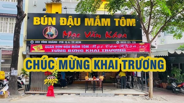 Mẫu Bảng Hiệu Bún Đậu Mắm Tôm Độc Đáo, Hút Khách