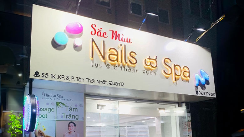 Bảng Hiệu Tiệm Nail Đẹp, Hiện Đại Và Thu Hút Nhất 2025