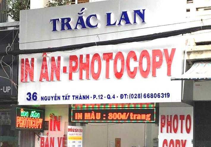 Mẫu Biển Quảng Cáo Photocopy Ấn Tượng, Hút Khách
