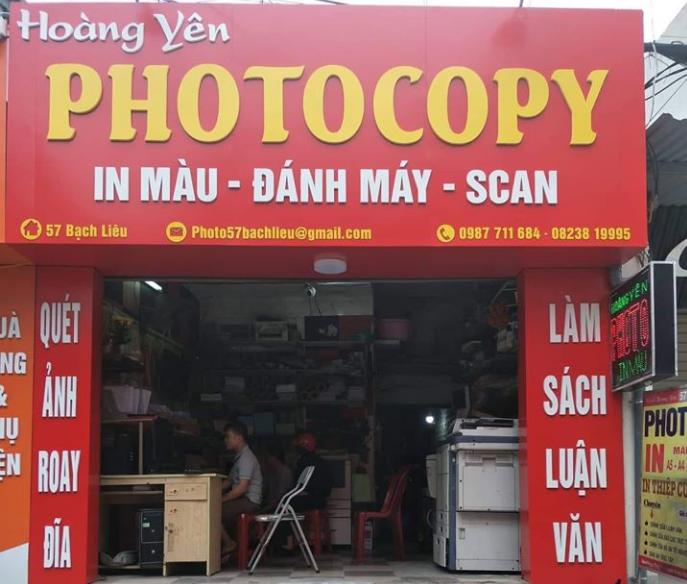 Mẫu Biển Quảng Cáo Photocopy Ấn Tượng, Hút Khách
