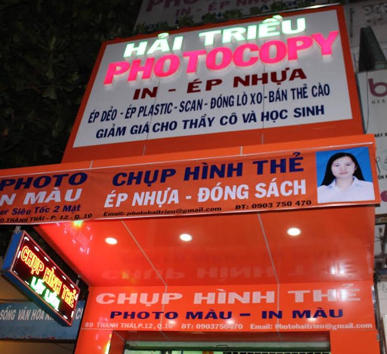 Mẫu Biển Quảng Cáo Photocopy Ấn Tượng, Hút Khách