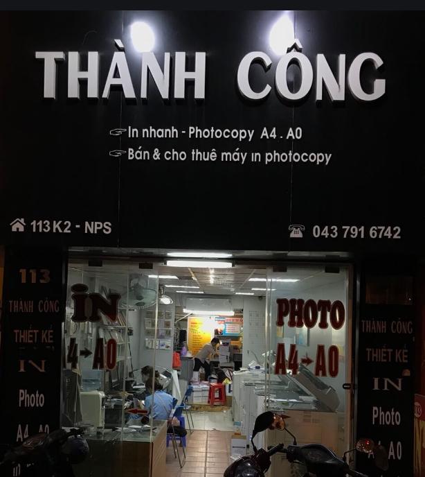 Mẫu Biển Quảng Cáo Photocopy Ấn Tượng, Hút Khách