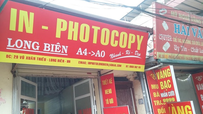 Mẫu Biển Quảng Cáo Photocopy Ấn Tượng, Hút Khách
