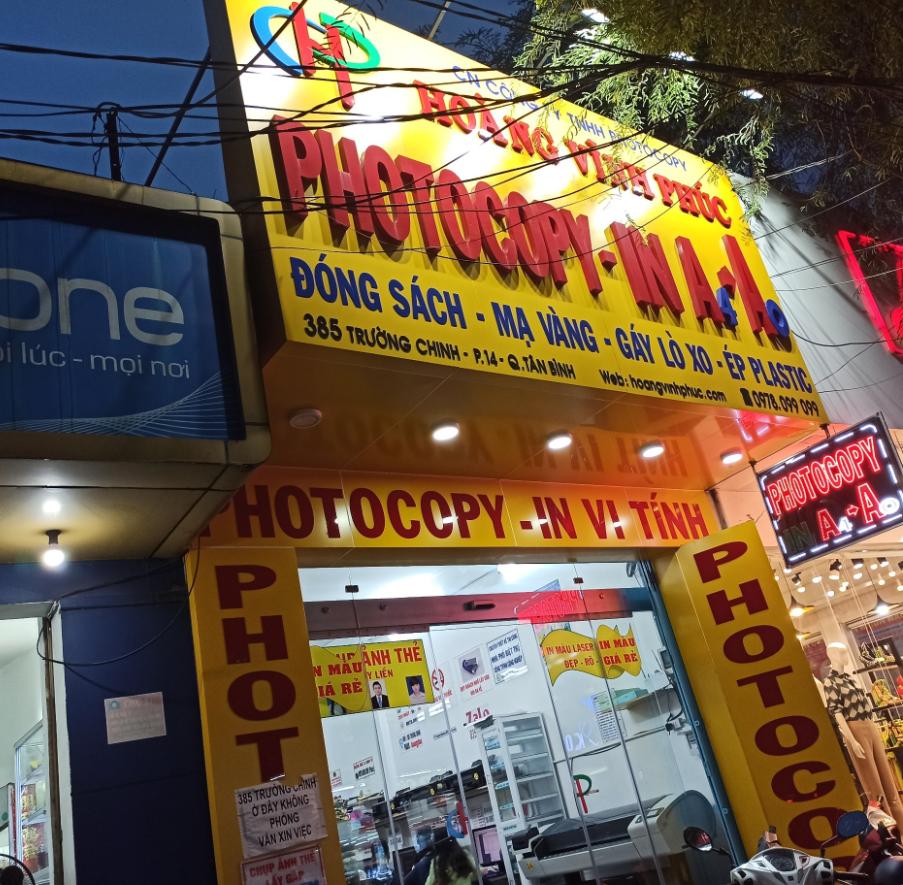 Mẫu Biển Quảng Cáo Photocopy Ấn Tượng, Hút Khách