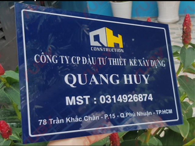 Làm Bảng Hiệu Công Ty Mica TP.HCM