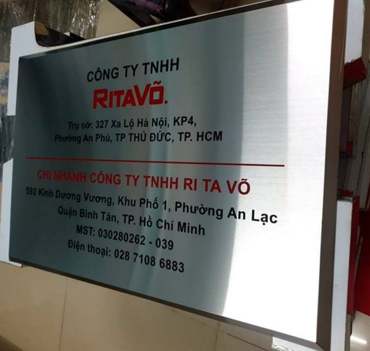 Làm Bảng Hiệu Inox TP.HCM