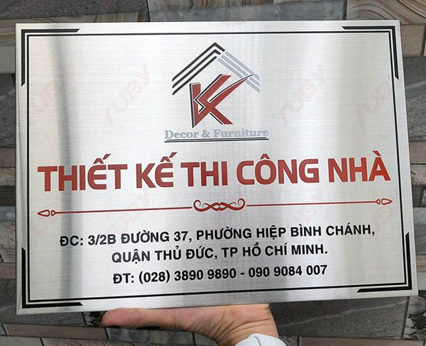 Làm biển tên công ty chuyên nghiệp tại TP.HCM