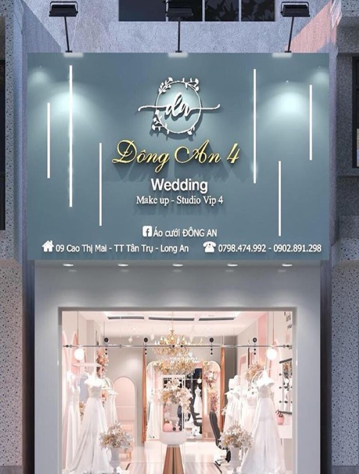 Bảng hiệu áo cưới đẹp