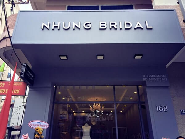 Bảng hiệu áo cưới đẹp