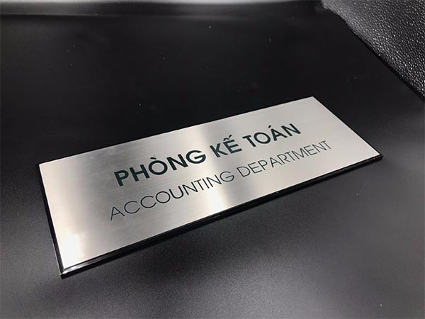 Làm biển phòng ban