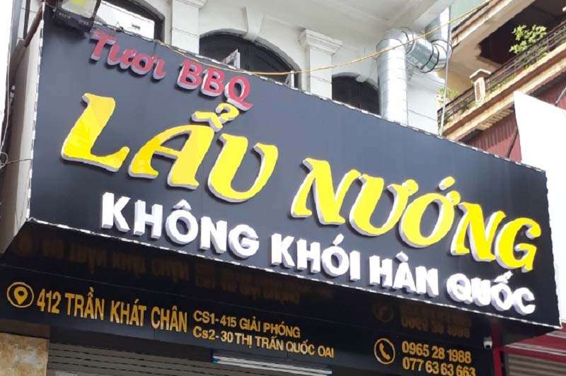 Mẫu Biển Quảng Cáo Đồ Nướng Đẹp