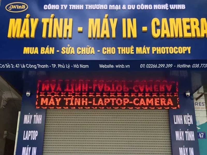 Biển quảng cáo máy tính
