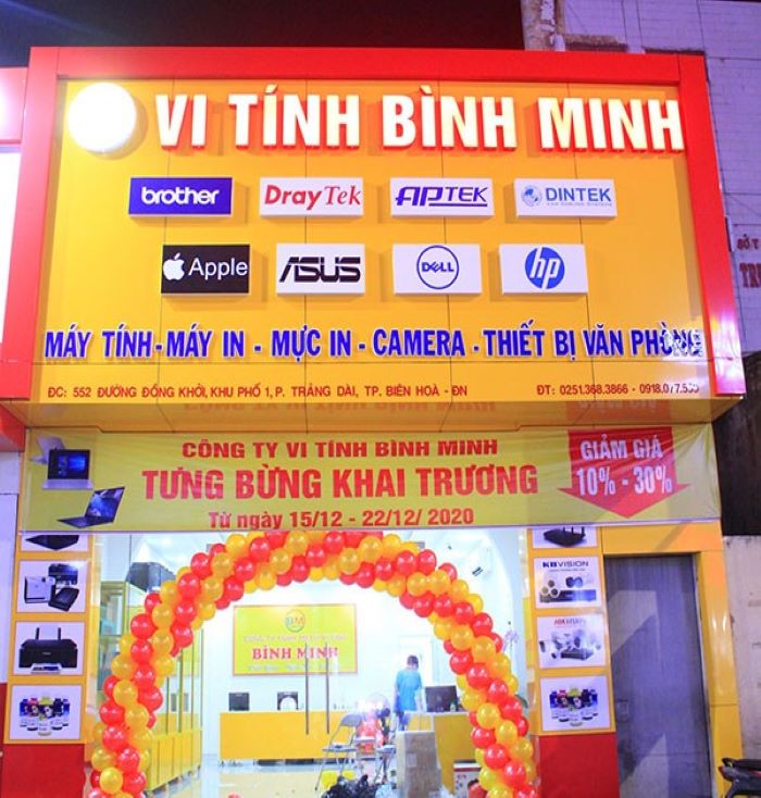 Biển quảng cáo máy tính