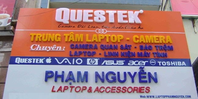 Biển quảng cáo máy tính